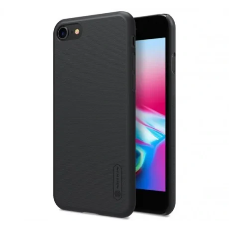 Husa Cover Nillkin Super Frosted pentru iPhone 7/8/SE 2 Negru+Suport