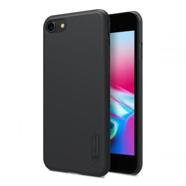 Husa Cover Nillkin Super Frosted pentru iPhone 7/8/SE 2 Negru+Suport