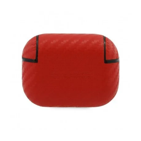 Husa Airpods Ferrari PU Carbon pentru Airpods Pro Red