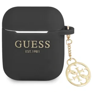Husa Cover Guess 4G Charms pentru Airpods 1/2 Black