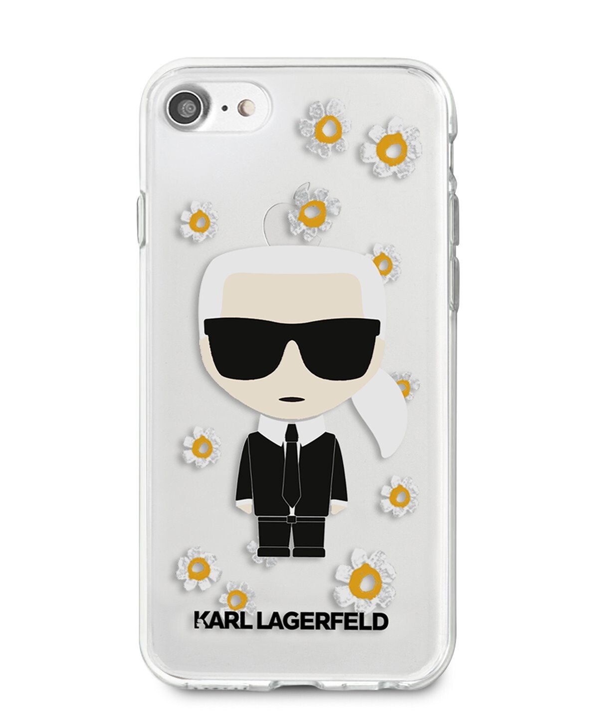 Husa Cover Karl Lagerfeld Ikonik Flower pentru iPhone 7/8/SE 2 /SE 2022 Transparent thumb