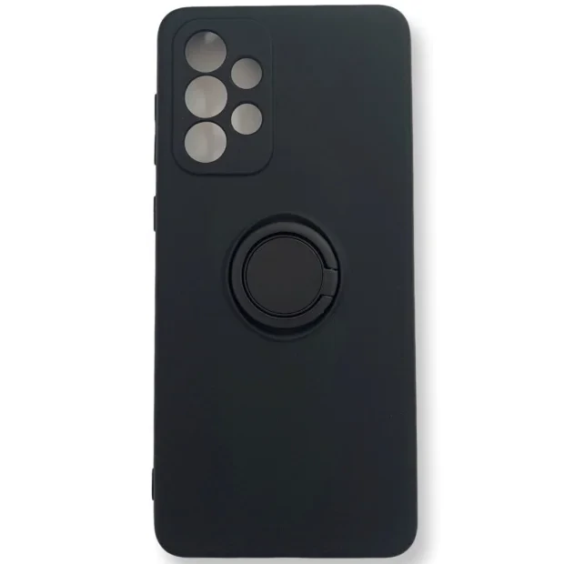 Husa Cover Silicon Finger Grip pentru Samsung A33 5G Negru