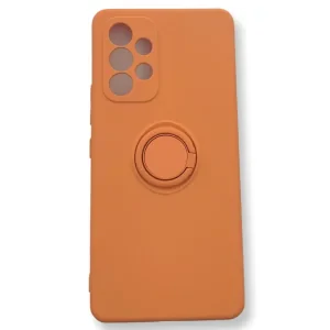 Husa Cover Silicon Finger Grip pentru Samsung A53 5G Portocaliu