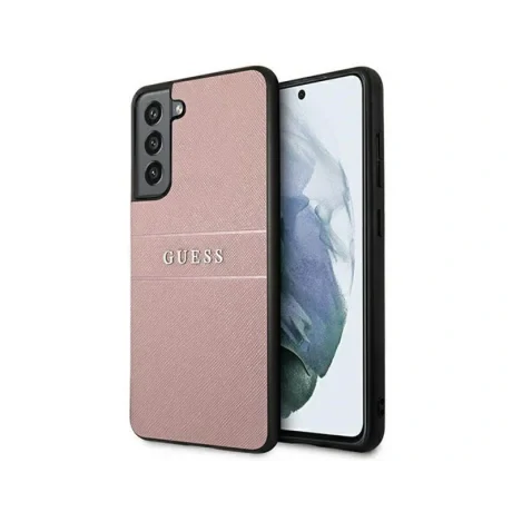 Husa Cover Guess Leather Saffiano pentru Samsung Galaxy S21 FE 5G Pink