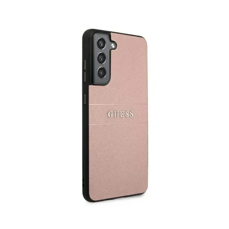 Husa Cover Guess Leather Saffiano pentru Samsung Galaxy S21 FE 5G Pink