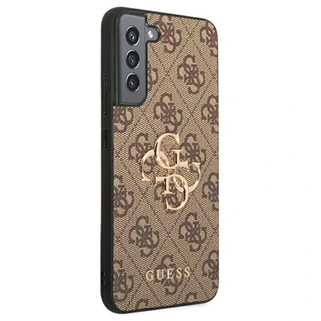 Husa Cover Guess PU 4G Metal Logo pentru Samsung Galaxy S22 Plus Brown