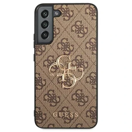 Husa Cover Guess PU 4G Metal Logo pentru Samsung Galaxy S22 Plus Brown
