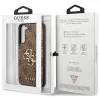 Husa Cover Guess PU 4G Metal Logo pentru Samsung Galaxy S22 Plus Brown
