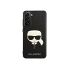 Husa Cover Karl PU Saffiano Karl Head pentru Samsung Galaxy S21 FE 5G Black