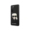 Husa Cover Karl PU Saffiano Karl Head pentru Samsung Galaxy S21 FE 5G Black