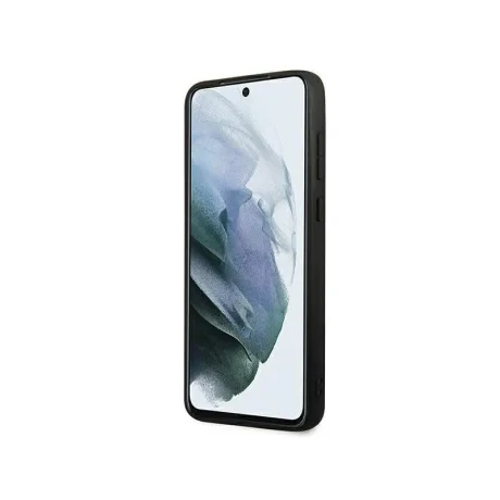 Husa Cover Karl PU Saffiano Karl Head pentru Samsung Galaxy S21 FE 5G Black