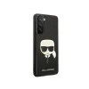 Husa Cover Karl PU Saffiano Karl Head pentru Samsung Galaxy S21 FE 5G Black