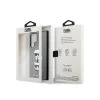 Husa Cover Karl Lagerfeld Saffiano Karl Head &amp; Choupette pentru Samsung Galaxy S22 Ultra Silver