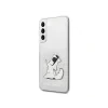 Husa Cover Karl Lagerfeld TPU Choupette Eat pentru Samsung Galaxy S22 Plus Clear