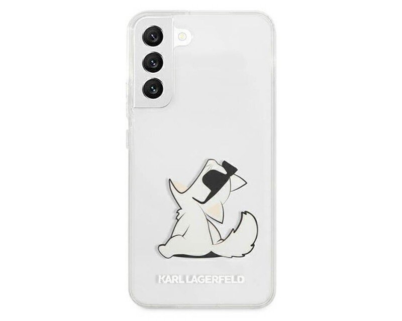 Husa Cover Karl Lagerfeld TPU Choupette Eat pentru Samsung Galaxy S22 Plus Clear thumb