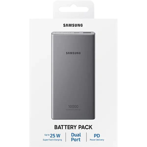 Baterie Externa Samsung EB-P3300XJEGEU 10000mAh Type-C 15W Grey thumb