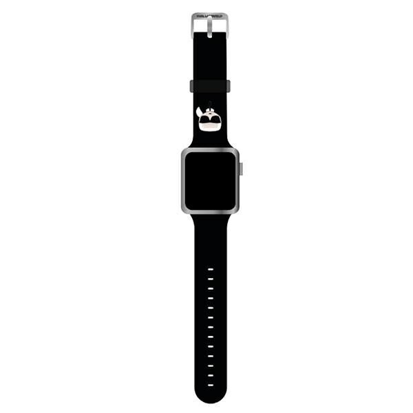 Curea Karl Lagerfeld Choupette pentru Apple Watch 38/40mm Black thumb