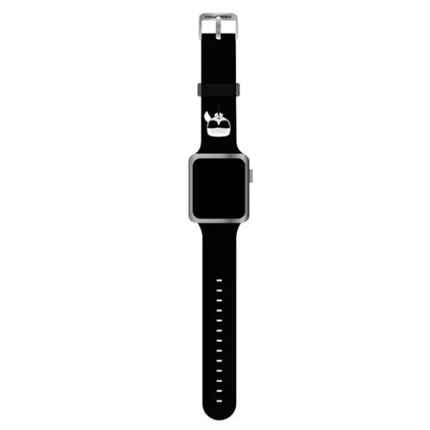 Curea Karl Lagerfeld Choupette pentru Apple Watch 38/40mm Black