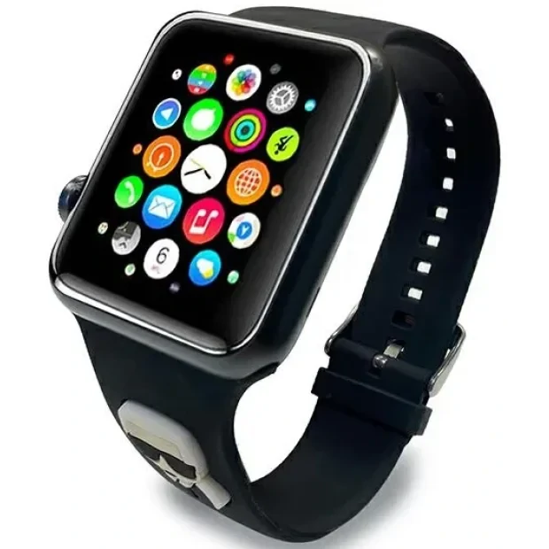 Curea Karl Lagerfeld Choupette pentru Apple Watch 38/40mm Black