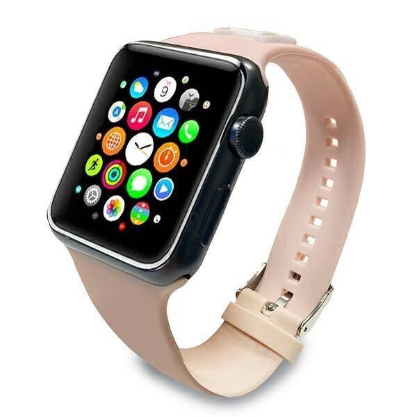 Curea Karl Lagerfeld Choupette pentru Apple Watch 38/40mm Pink thumb