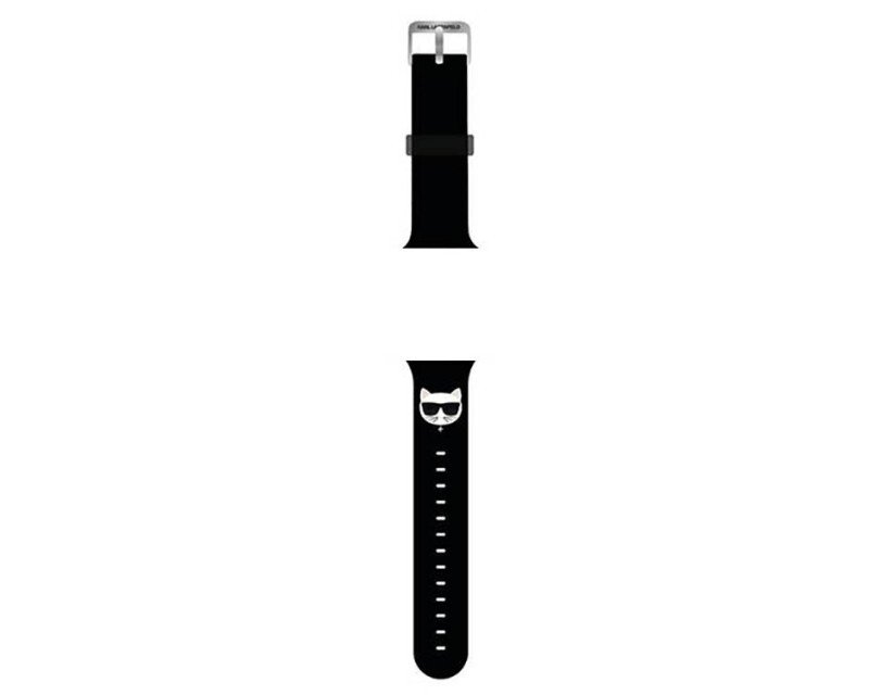 Curea Karl Lagerfeld Choupette pentru Apple Watch 42/44mm Black thumb