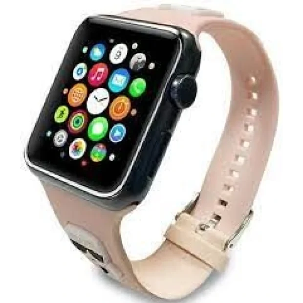 Curea Karl Lagerfeld Choupette pentru Apple Watch 42/44mm Pink