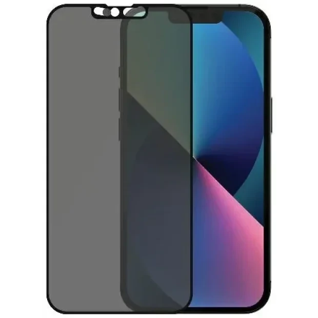 Folie Sticla Panzer Privacy pentru iPhone 12 Pro Max Negru