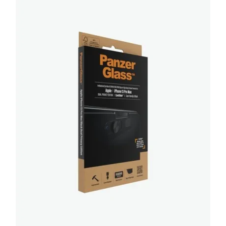 Folie Sticla Panzer Privacy pentru iPhone 13 Pro Max Negru