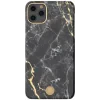 Husa Cover Kingxbar Marble pentru iPhone 11 Pro Negru