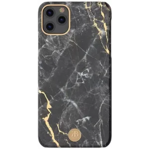 Husa Cover Kingxbar Marble pentru iPhone 11 Pro Negru