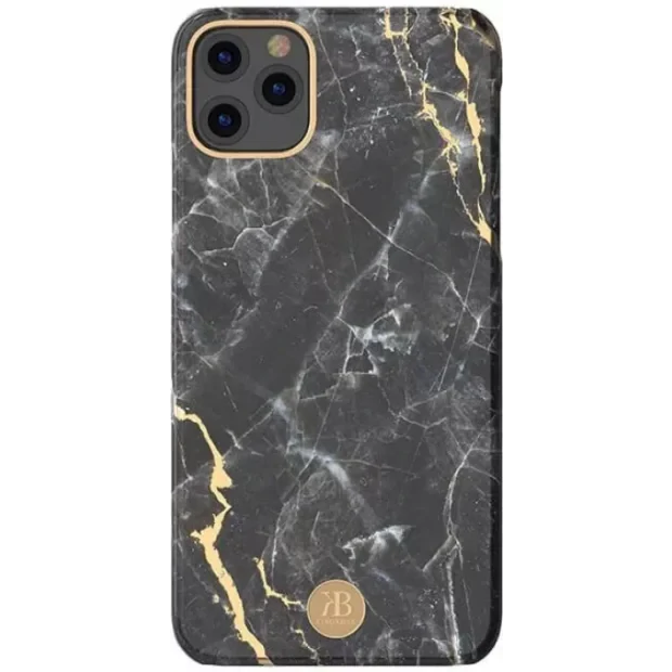 Husa Cover Kingxbar Marble pentru iPhone 11 Pro Negru