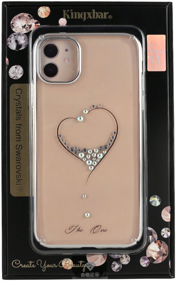 Husa Cover Kingxbar Wish pentru iPhone 11 Argintiu thumb