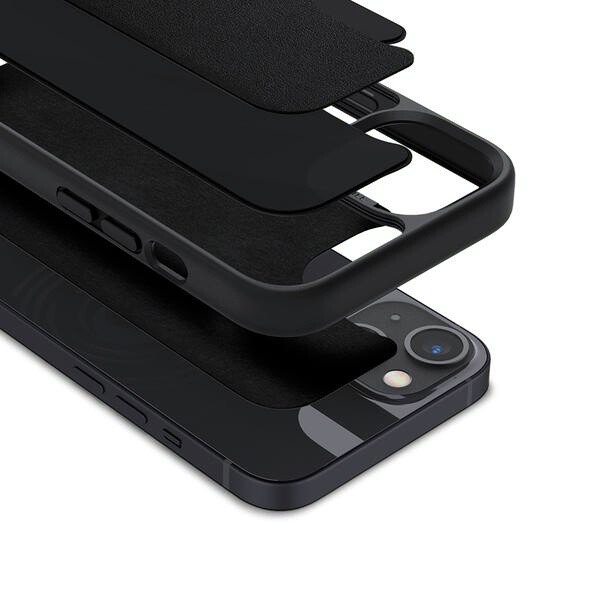 Husa Cover Spigen Cyrill Leather Brick pentru Iphone 13 Black thumb
