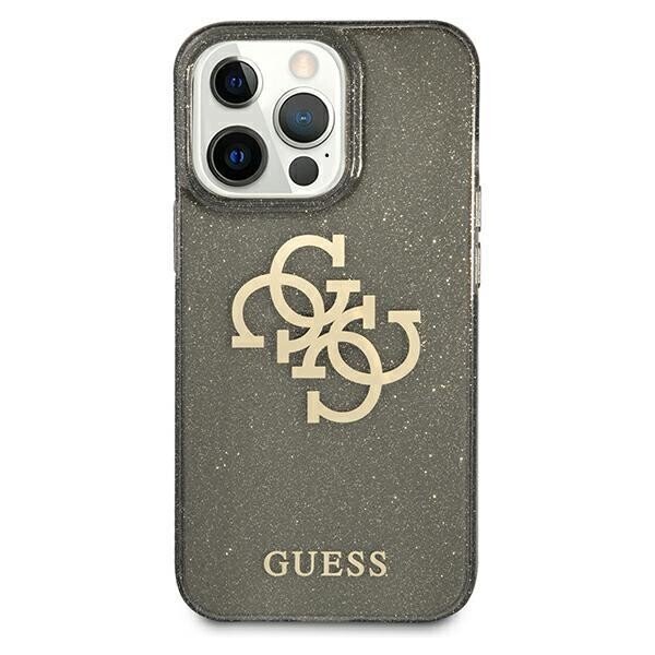 Husa Cover Guess Tpu Big 4G Full Glitter pentru iPhone 13 Pro Max Black thumb