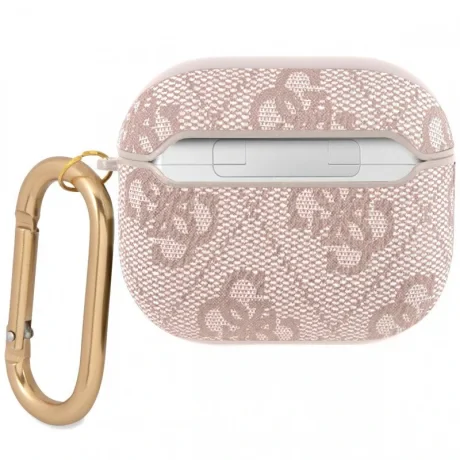 Husa Guess 4G Script pentru Airpods 3 Pink