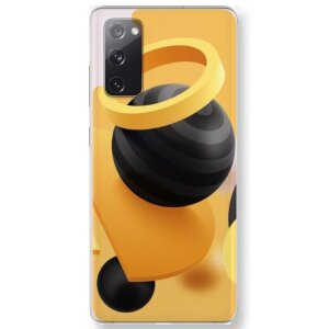 Husa Fashion Mobico pentru Samsung Galaxy S20 FE Black And Yellow
