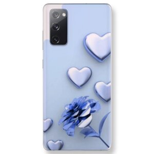 Husa Fashion Mobico pentru Samsung Galaxy S20 FE Blue Flower
