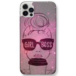 Husa Fashion Mobico pentru iPhone 13 Pro Max Girl Boss