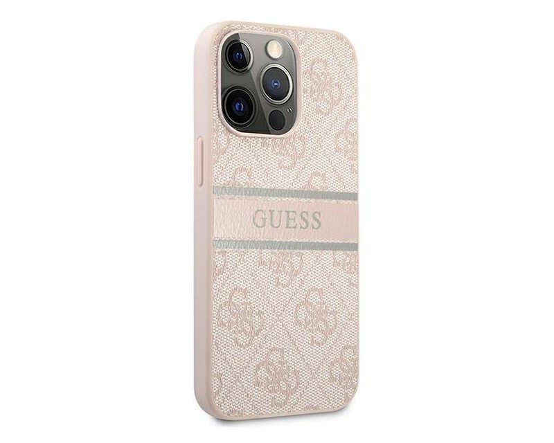 Husa Cover Guess Marble Stripe pentru iPhone 13 Pro Pink thumb
