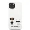 Husa Cover Karl Lagerfeld Choupette Liquid Silicone pentru iPhone 13 White