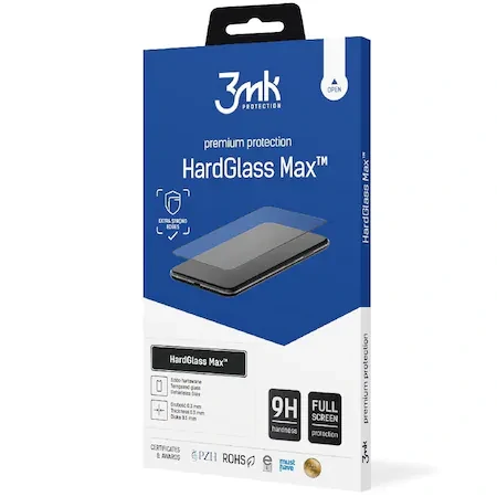 Folie Sticla 3MK Hardglass Max pentru Samsung Galaxy S21 Ultra 5G Negru thumb