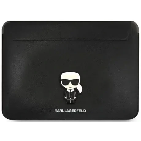 Geanta Laptop Karl Lagerfeld Ikonik Sleeve 16 Inch Black