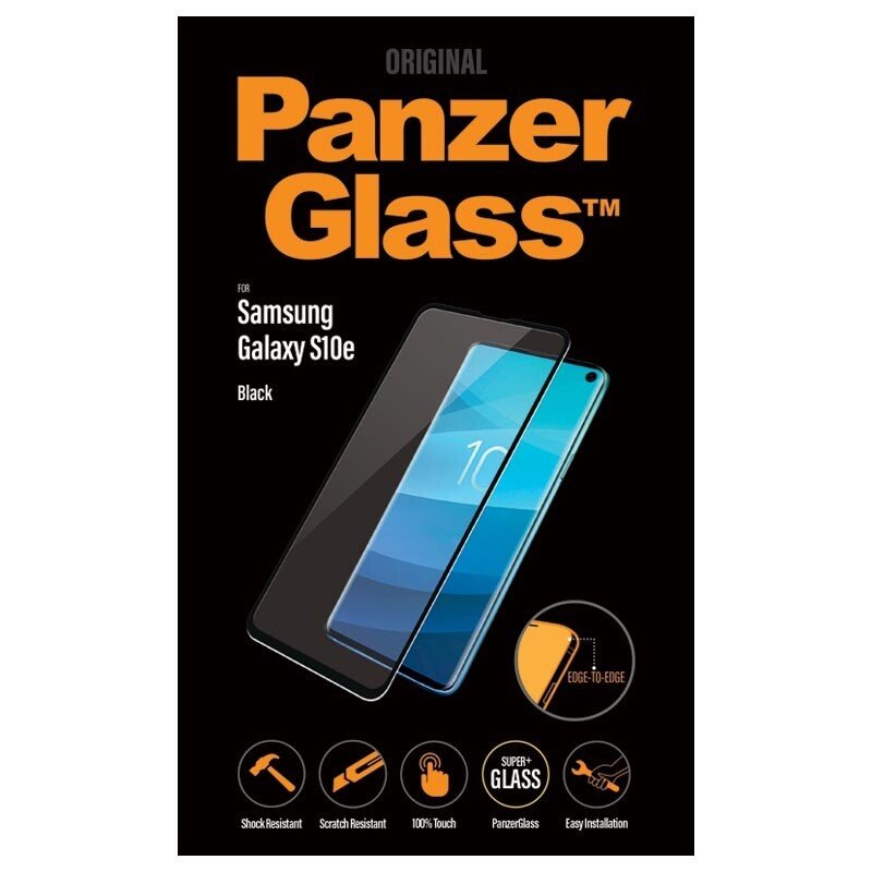 Folie Sticla Panzer pentru Samsung Galaxy S10e Negru thumb