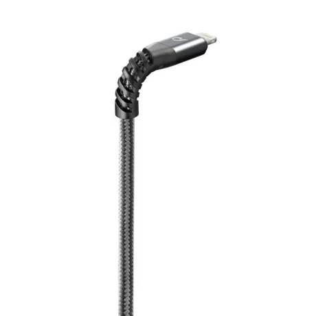 Cablu Cellularline Extreme Textil Usb to Lightning 2M Negru