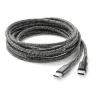 Cablu Cellularline USB-C to USB-C 2.5M Textil Negru