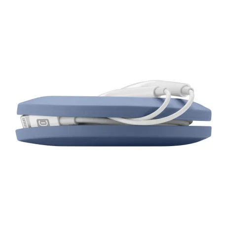 Casti Cellularline Cu Cablu Lightning Retractabil Alb