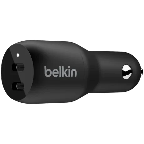 Belkin Car Charger BOOST_CHARGE Dual USB-C 36W Negru