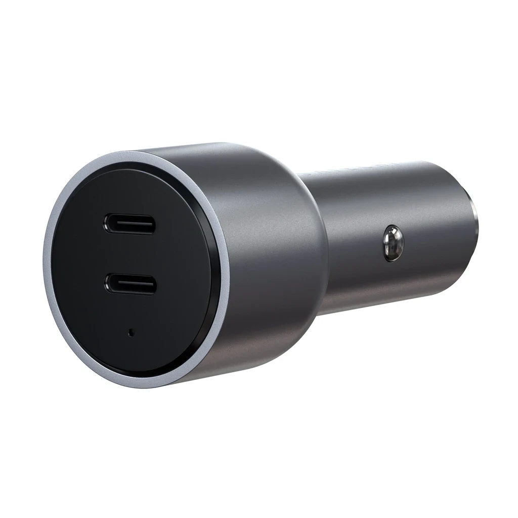 Satechi 40W Dual USB-C PD Car Charger Silver thumb