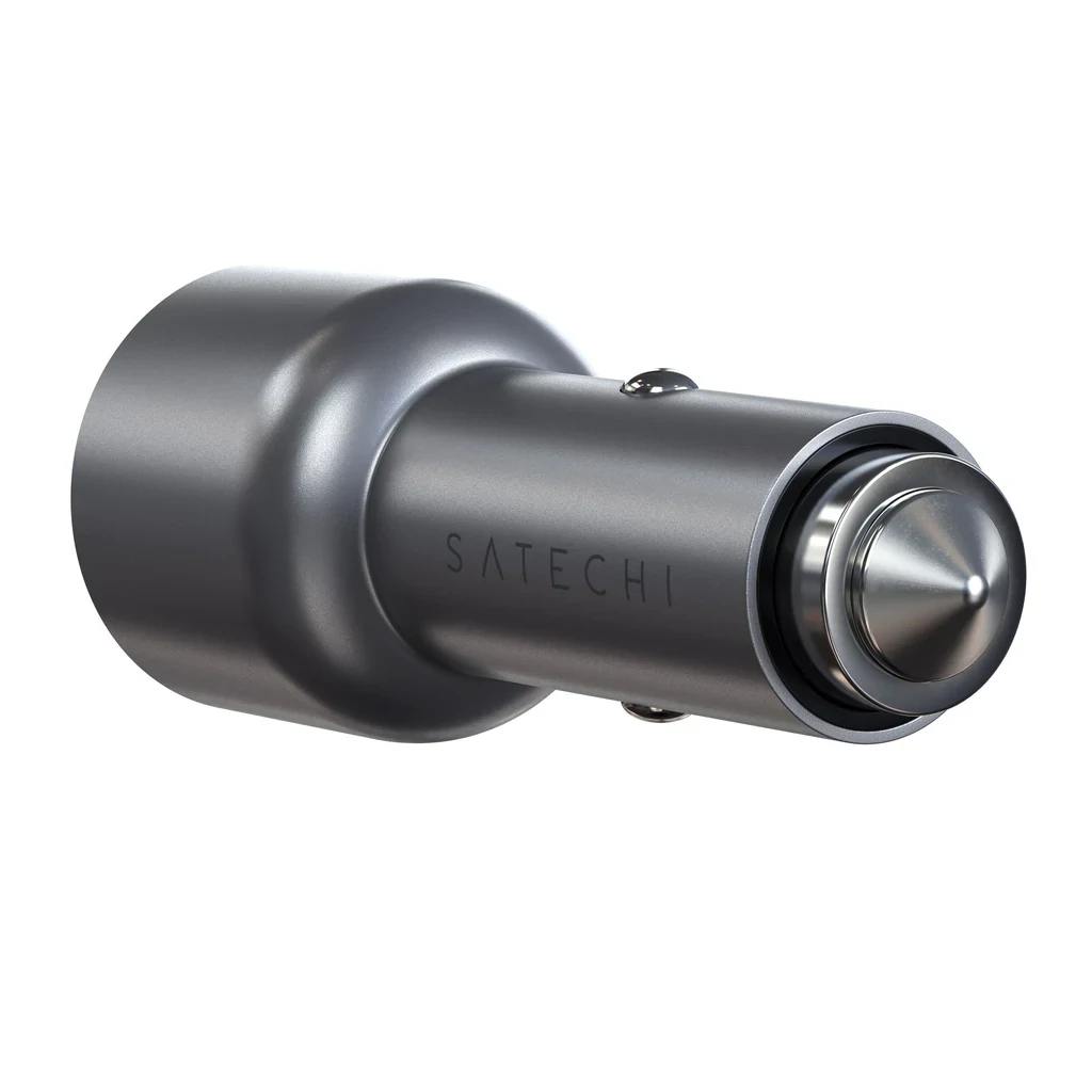 Satechi 40W Dual USB-C PD Car Charger Silver thumb