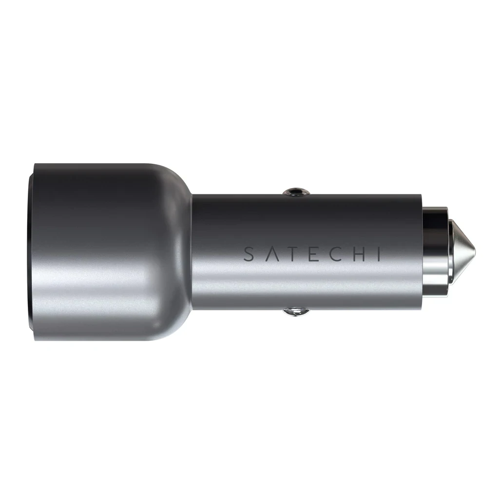Satechi 40W Dual USB-C PD Car Charger Silver thumb
